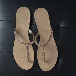 MARELLA Beige Embellished Sandals
